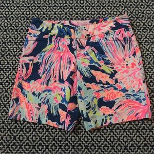 NWOT Lilly Pulitzer Gardenia Shorts Sunken Treasure Indigo